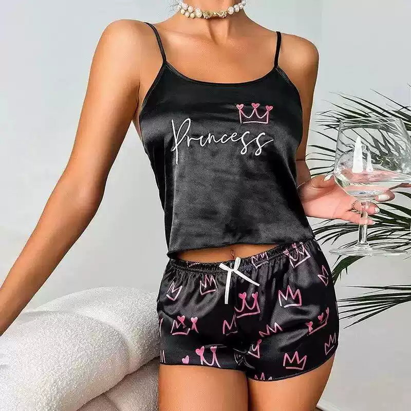 Princess Pajamas Satin Cami Set