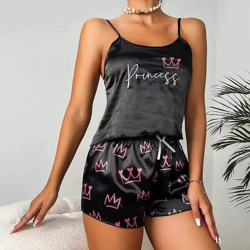 Princess Pajamas Satin Cami Set